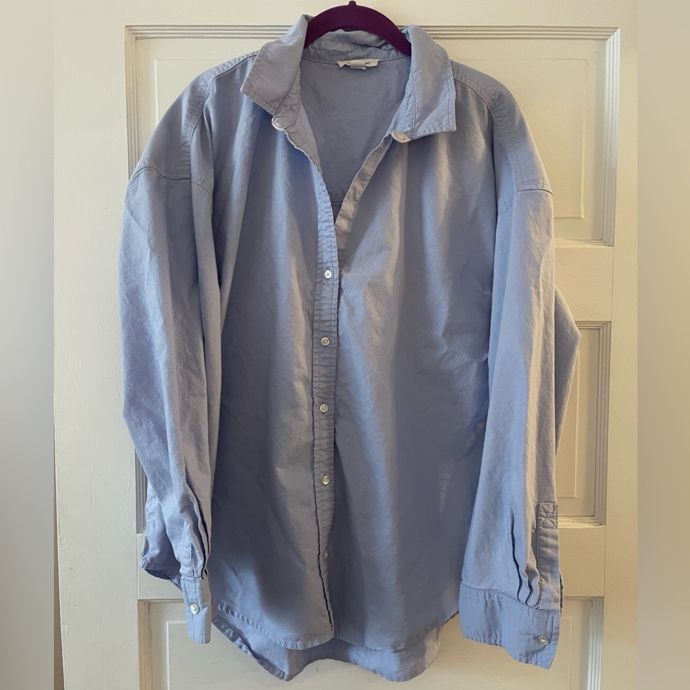 Beach Lunch Lounge Oversized Button Up